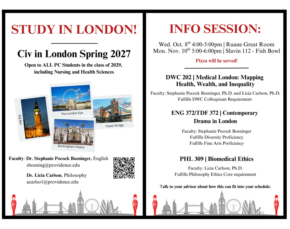 2027 Civ In London Information Session Poster